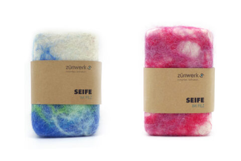 Seife im Filz