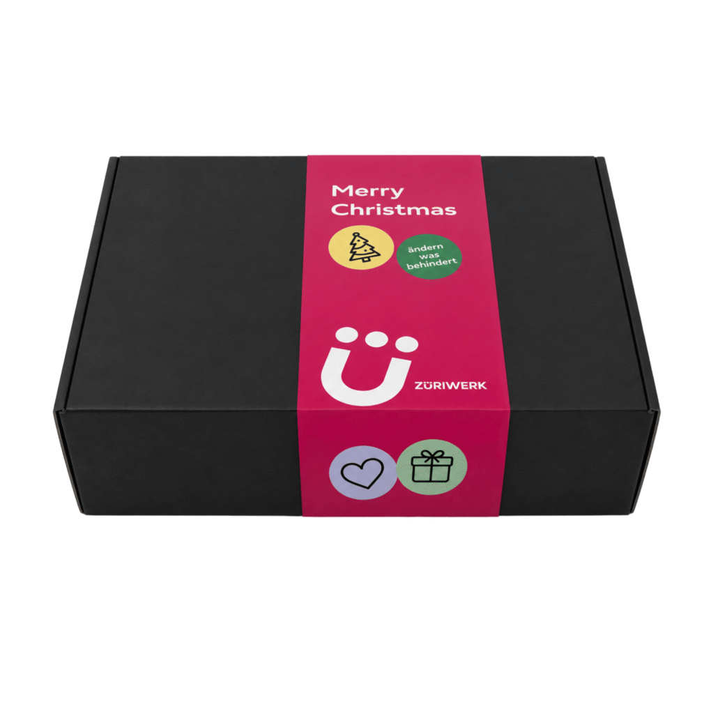 Banderole ZW Magenta Geschenkschachtel klein