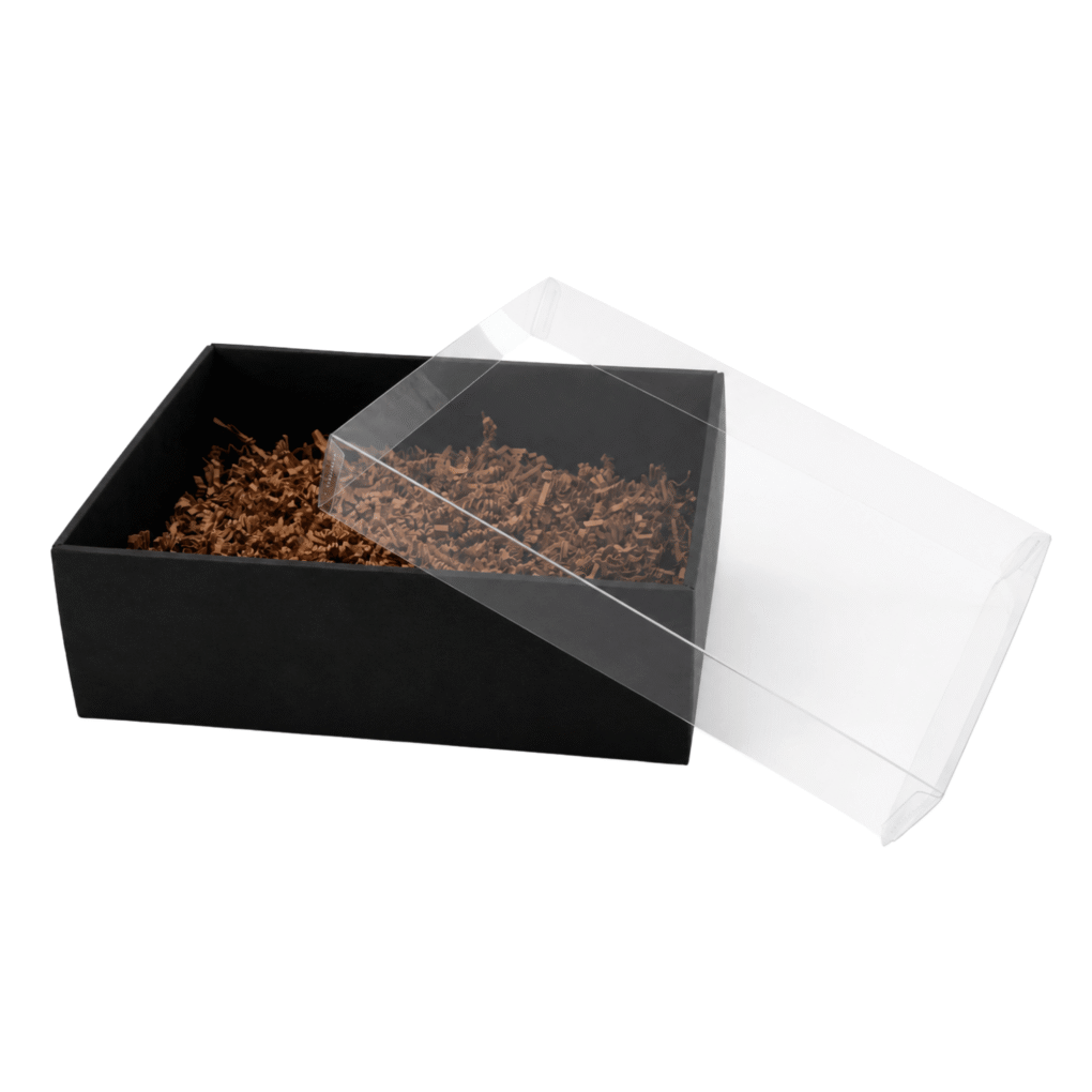 Geschenkschachtel Klein mit PP Stulpdeckel inkl. Konfektionierung