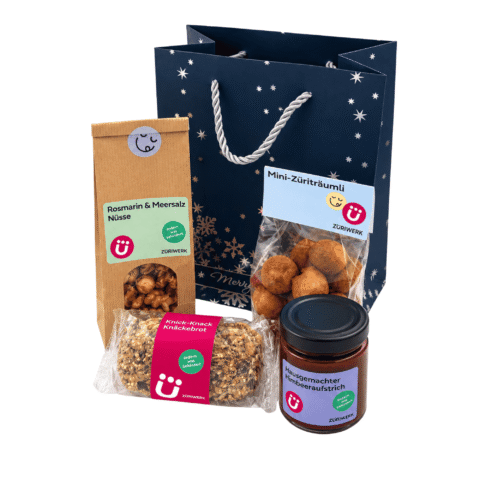 Geschenktasche Weihnachten Snowflakes
